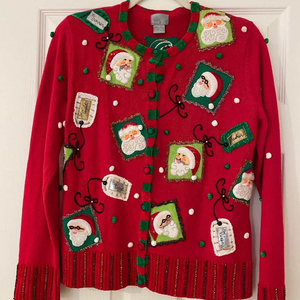 Vintage Berek Christmas Sweater Ladies M
